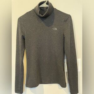 The North Face Women’s Wool Blend Turtleneck Sweater Size XS Gray Long Sleeves